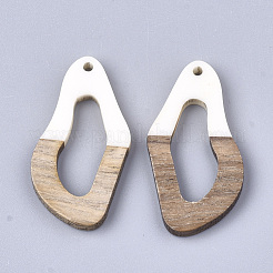 Resin & Walnut Wood Pendants&nbsp;RESI-S358-25K