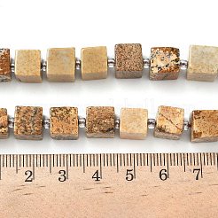 Natural Picture Jasper Beads Strands&nbsp;G-D338-A05
