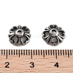 Tibetan Style 316 Stainless Steel Bead Caps&nbsp;STAS-K276-17AS