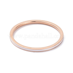 1~1.3mm Simple Enamel Finger Ring for Girl Women&nbsp;RJEW-C012-04E-RG-01