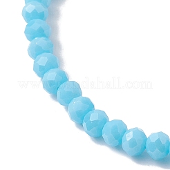 Flower Natural Shell & Glass & Seed Beaded Stretch Bracelet&nbsp;BJEW-JB10183