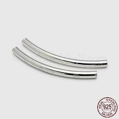 Tube 925 Sterling Silver Beads&nbsp;LS-STER-O021-03-30x3mm