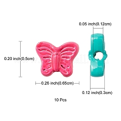 Spray Painted Alloy Beads&nbsp;PALLOY-YW0001-59