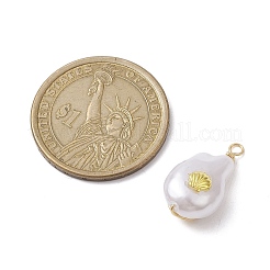 ABS Plastic Imitation Pearl Pendants&nbsp;PALLOY-JF02601-01