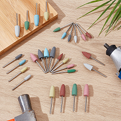 28Pcs Multifunctional Silicone & Alloy Polishing Bits&nbsp;TOOL-WH0052-65