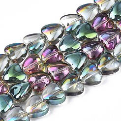 Electroplate Glass Beads Strands&nbsp;EGLA-S188-13