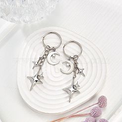 Star & Moon Alloy Keychain&nbsp;KEYC-SW00014-04