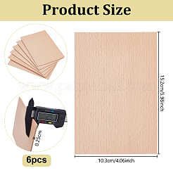 Rectangle Wood Board&nbsp;FIND-WH0141-067A
