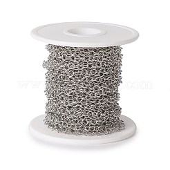 Tarnish Resistant 304 Stainless Steel Rolo Chains&nbsp;CHS-G004-02G-P