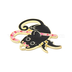 Halloween Theme Alloy Enamel Pendants&nbsp;ENAM-I053-B02