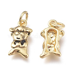 Brass Charms&nbsp;KK-M214-01AG
