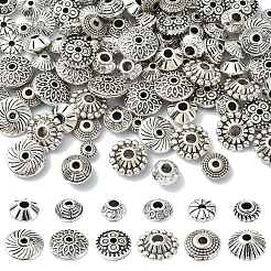 120Pcs 12 Styles Tibetan Style Alloy Spacer Beads&nbsp;FIND-CJ0002-91