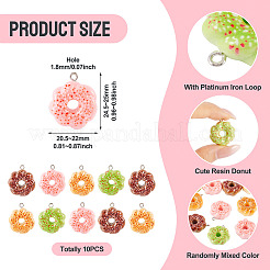 10Pcs Resin Pendants&nbsp;FIND-TA0008-33