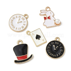 20Pcs 10 Styles Alloy Enamel Pendants&nbsp;ENAM-FP0002-89