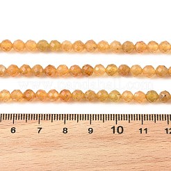 Natural Yellow Tourmaline Beads Strands&nbsp;G-Z106-A08-5mm
