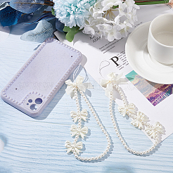 Pearl Beaded Mobile Phone Straps&nbsp;AJEW-WR0001-54