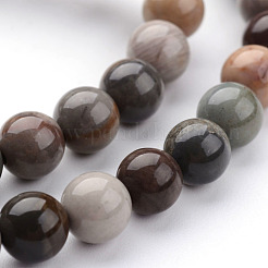 Natural Ocean Jasper Bead Strands&nbsp;G-K152-06-10mm