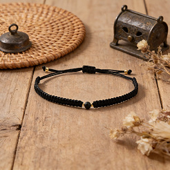 2Pcs Adjustable Valentine's Day Couple Braided Bracelet Sets&nbsp;BJ0894-1