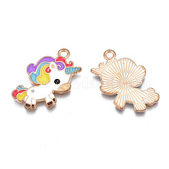 Alloy Enamel Pendants&nbsp;PALLOY-N160-019