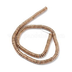Electroplated Synthetic Non-magnetic Hematite Beads Strands&nbsp;G-C024-02