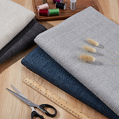 Polyester & Linen Fabric&nbsp;DIY-WH0750-189C