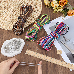 DIY Velvet Cord Bracelets Making Kits&nbsp;DIY-CL0002-49