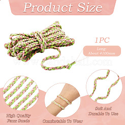 Macrame Braided Faux Suede Cord&nbsp;AJEW-TAC00021