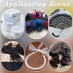 Polyester Flower Lace Ribbon&nbsp;OCOR-CY0004-21