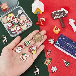 40Pcs 20 Style Alloy Enamel Pendants&nbsp;ENAM-SC0003-61