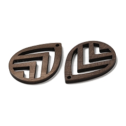 Walnut Wood Hollow Pendants&nbsp;WOOD-G018-11-1