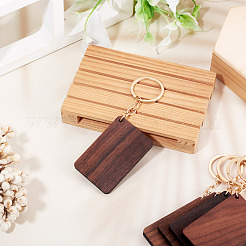 Walnut Wood Pendant Keychains&nbsp;KEYC-TAC0034-06A