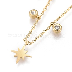 304 Stainless Steel Pendant Necklaces&nbsp;NJEW-K120-04
