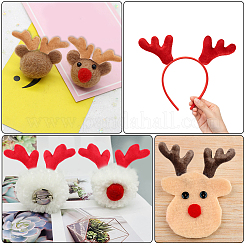 16Pcs 4 Styles Fibre Antler Snowman Hand Branch&nbsp;DOLL-GF0001-10