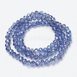 Electroplate Glass Beads Strands&nbsp;EGLA-A034-T6mm-I12