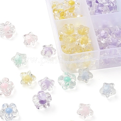 125Pcs 10 Style Transparent Acrylic Beads&nbsp;TACR-YW0001-38