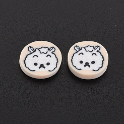 Handmade Polymer Clay Cabochons&nbsp;CLAY-N006-144