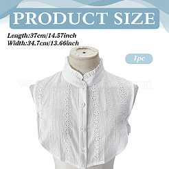 Detachable Polyester Lady Shirts False Collars&nbsp;AJEW-WH0314-869