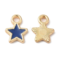 Eco-friendly Alloy Enamel Pendants&nbsp;PALLOY-M212-04G