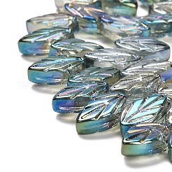 Electroplate Glass Beads Strands&nbsp;EGLA-B004-02A-FR03