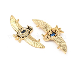 Brass Micro Pave Cubic Zirconia Pendants&nbsp;KK-G543-13G-03