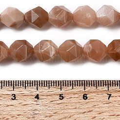Natural Peach Moonstone Beads Strands&nbsp;G-Z119-A18-03