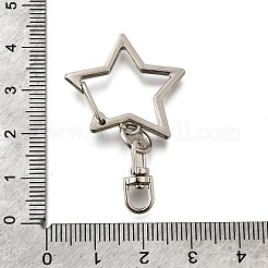Alloy & Iron Swivel Clasps Lanyard Snap Hook&nbsp;FIND-Q003-04P