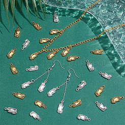120Pcs 2 Colors Tibetan Style Alloy Pendants&nbsp;FIND-PH0029-05
