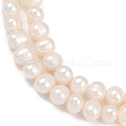 Natural Cultured Freshwater Pearl Beads Strands&nbsp;PEAR-I007-07Y-03A
