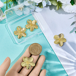 6Pcs Rack Plating Brass Pendants&nbsp;KK-BBC0023-94G