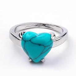 Synthetic Turquoise Rings&nbsp;G-S242-03-B