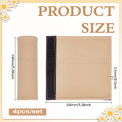 Eco-friendly Leather Car Door Handle Protective Cover&nbsp;FIND-WH0139-972A