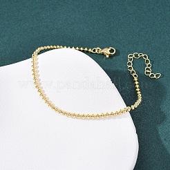Brass Beaded Bracelets for Women&nbsp;BJEW-C140-20G