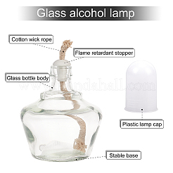 Glass Alcohol Burner&nbsp;AJEW-OC0001-90