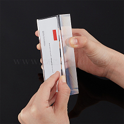 Desktop Rectangle Acrylic Name Card Holder&nbsp;AJEW-WH0650-89C